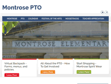 Tablet Screenshot of montrosepto.com